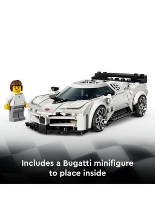 لعبة السيارة الرياضية الفائقة Bugatti Centodieci من ليغو® سبيد تشامبيونز للصبيان والبنات، مجموعة نموذج للأطفال 77240 - view 5