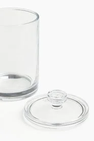 اتش اند ام Glass jar with a lid