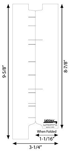 Tabbies Extenda-Folder Strips, Convert Top Tab Folders into end tab File folders, Manila, 1/2 Tab Extension, Under-Cut, 100/Box (55991), 3-1/4”w x 9-1/4”h - Image 5