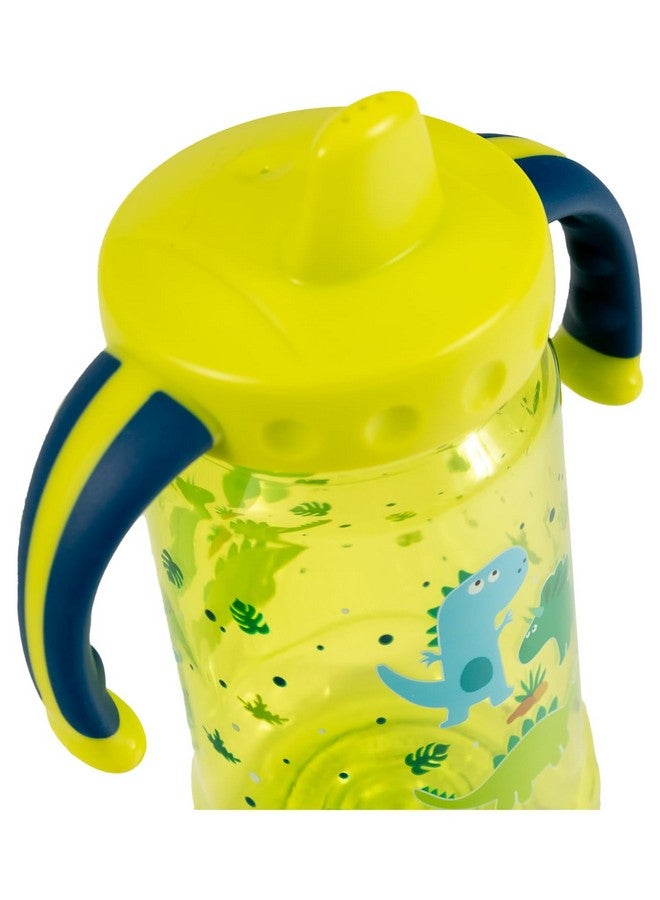 COOL GEAR 2-Pack 12 oz Gripper Sipper Cups For Kids & Toddlers - Dishwasher Safe, Spillproof, Leakproof Waterbottle With Handles For Babies - Rainbows/Unicorns - Image 4