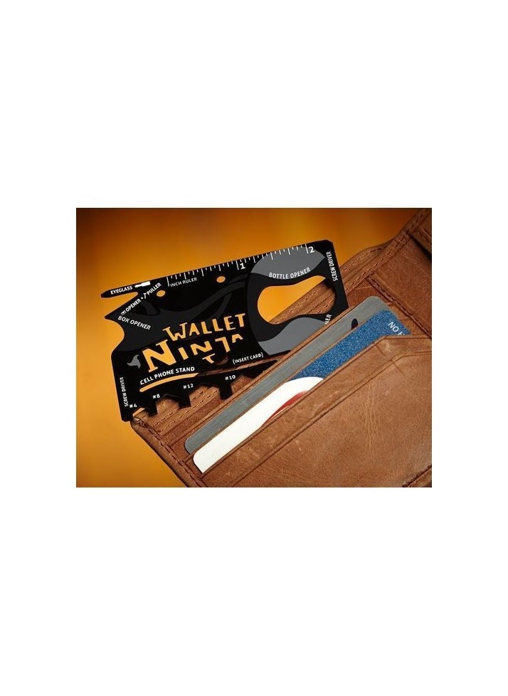 Wallet Ninja - Wallet Ninja Multitool Card 18 in 1 Credit Card Multi-Tool - Image 1