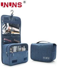 UNUNS Hanging Toiletry Bag,Large Cosmetic Makeup Travel Organizer For Men Women With Sturdy Hook,Dividers And Inner Pouch,Portable Travel Organizer Kit For Shampoo,Toiletries  - Image 1
