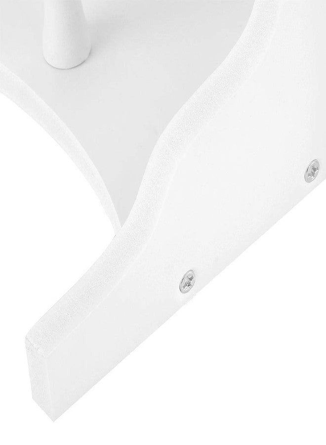 Fdit PVC Hollowed Love Shape Wall Shelf, Space-Saving Wall Shelf Hanging Storage Rack Home Decoration for Living Room Bedroom - Image 3