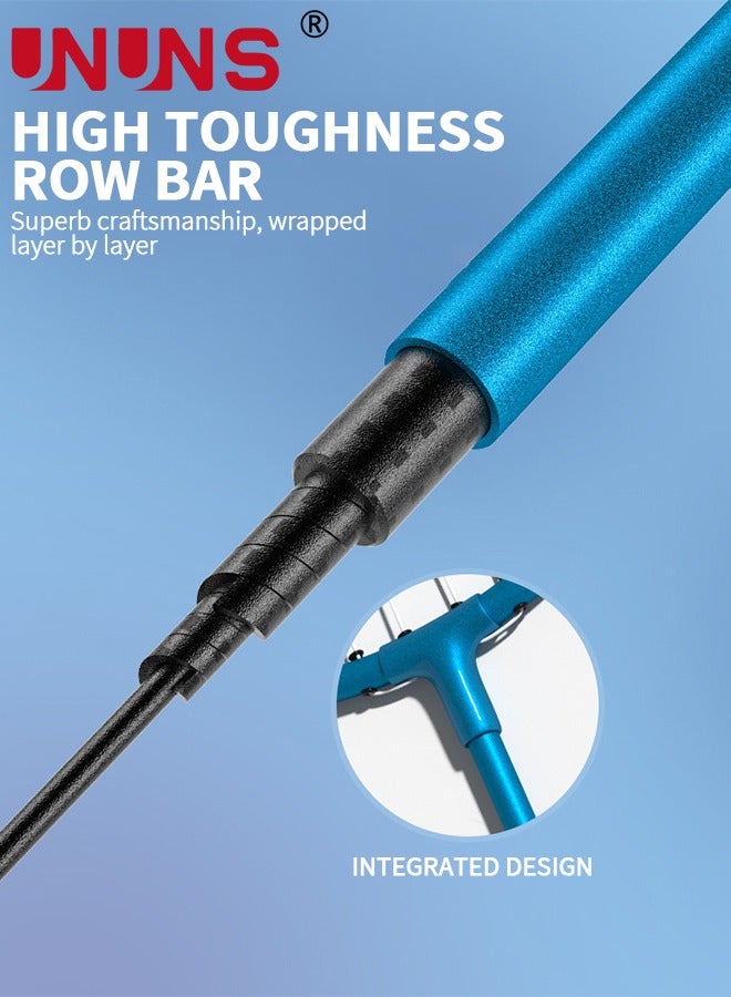 UNUNS مجموعة شبكات تنس الريشة الرياضية، مجموعات معدات كاملة - 4 مضارب، 3 كرات ريشة، شبكة تنس الريشة، حقيبة حمل واحدة، مجموعة ألعاب مثالية في الفناء الخلفي في الهواء الطلق، معدات غنية للتدريب للمبتدئين، ترفيهية - Image 5