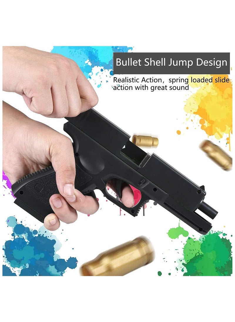 Generic - Dress-Up Accessories Glock Foam Blaster Toy Gun – Includes Magazine, Bullets, and Silencer – Perfect Children's Gift for Role Play and Fun Adventures - Image 1