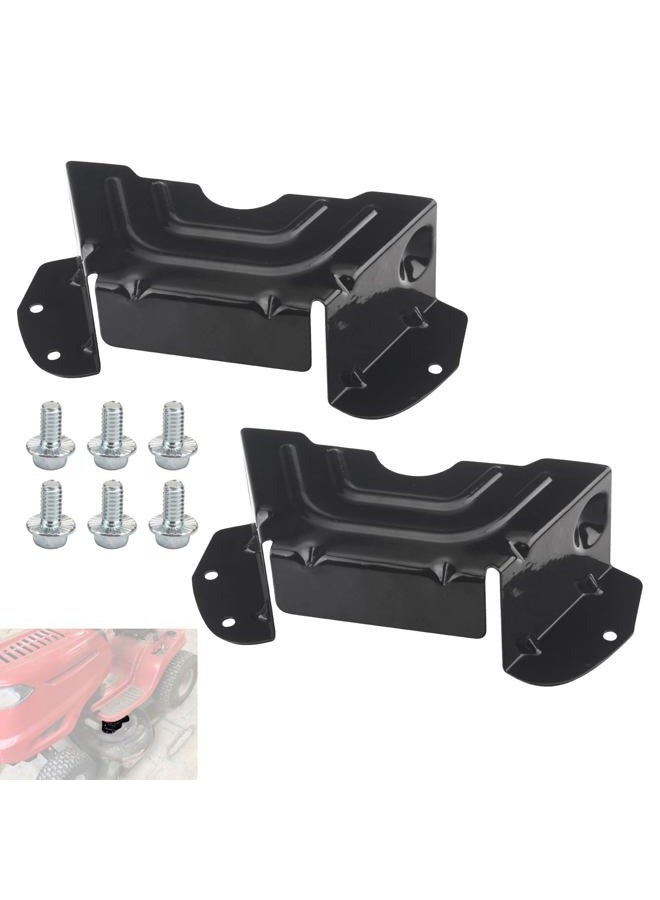 AMTHKNO 783-06424A-0637 Deck Belt Cover Black Compatible with MTD/Craftsman/Troy-Bilt/Husky Lawn Mower 42" 46" Deck Replaces 783-06424A Mower Desk Parts 13AD775S059 13WX78TS090 24728902 247288842 (2 Pack) - Image 1