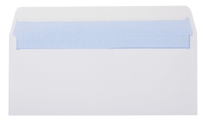 Office Deed #9 Double Window Security Envelopes Self Seal - #9 Envelopes With Window Designed for Quickbook Invoices and Business Statements with peel and seal flap -3 7/8'' X 8 7/8'' - Image 3