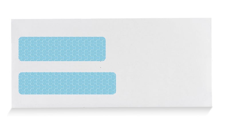 Office Deed #9 Double Window Security Envelopes Self Seal - #9 Envelopes With Window Designed for Quickbook Invoices and Business Statements with peel and seal flap -3 7/8'' X 8 7/8'' - Image 5