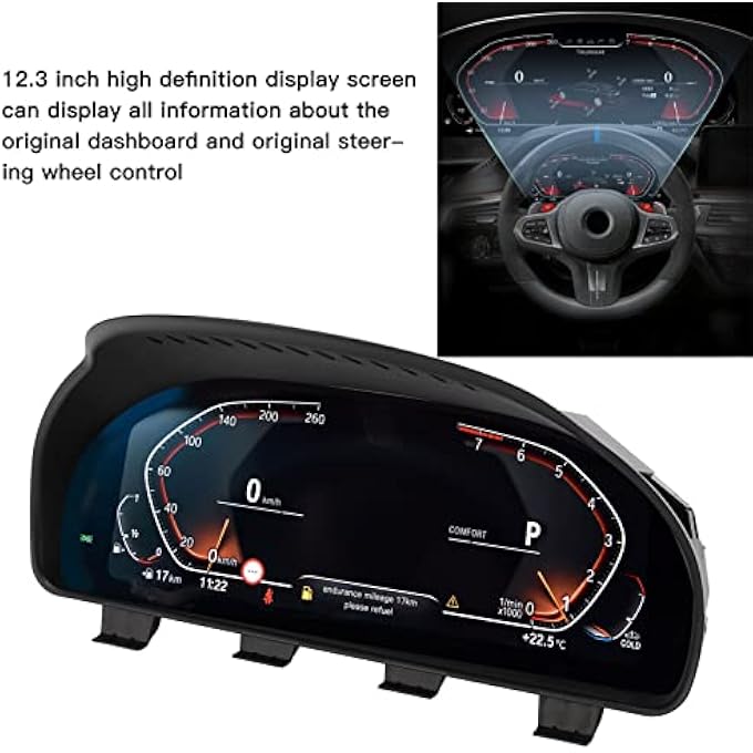 Zhed Car Dash Board 3 Modes Lcd Screen Meter Digital Dashboard Cluster Instrument For 5 Series F10 F11 F18 Gt F07 For 6 Series F06 F12 For 7 Series F01 F02 F03 X3 F25 X4 F26 X5 F15 - Image 3