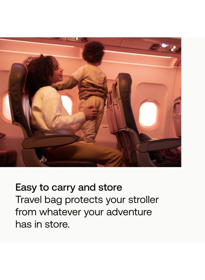 بوجابو حقيبة نقل بوجابو باترفلاي على شكل عربة أطفال - سهلة السفر أو التخزين - لون أسود - Image 2