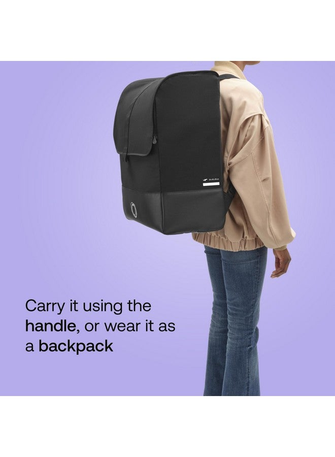 بوجابو حقيبة نقل بوجابو باترفلاي على شكل عربة أطفال - سهلة السفر أو التخزين - لون أسود - Image 3