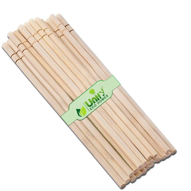 UNIFY EcoHomes 100 Pieces Wooden Disposable Beverage Stirrer Sticks 8 inch DrinkCocktailCoffeeTea Stirrer for BarCoffee ShopsRestaurants and Cafeterias - Image 2