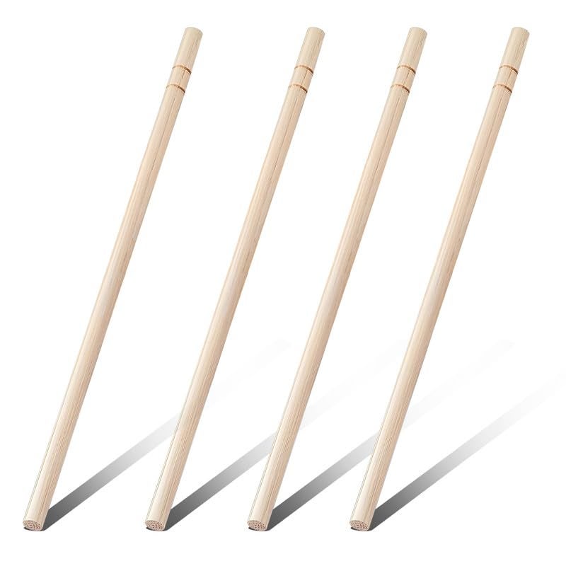 UNIFY EcoHomes 100 Pieces Wooden Disposable Beverage Stirrer Sticks 8 inch DrinkCocktailCoffeeTea Stirrer for BarCoffee ShopsRestaurants and Cafeterias - Image 1