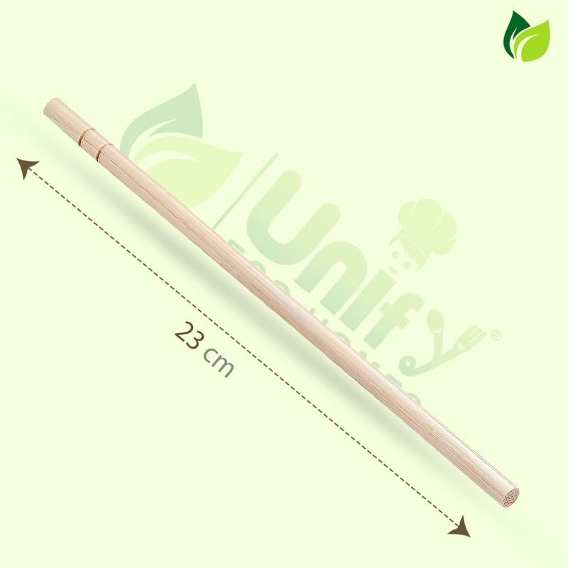 UNIFY EcoHomes 100 Pieces Wooden Disposable Beverage Stirrer Sticks 8 inch DrinkCocktailCoffeeTea Stirrer for BarCoffee ShopsRestaurants and Cafeterias - Image 3