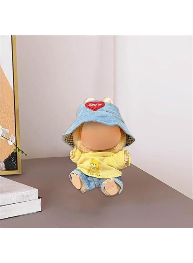Arabest La-bu-bu Clothes for Doll(NO Doll) - Handcrafted Crochet 3-Piece Set for 17cm Doll, Clothes for La-bu-bu,Premium La-bu-bu Outfit with Accessories, Stylish Labubu Clothes for Doll - Image 2