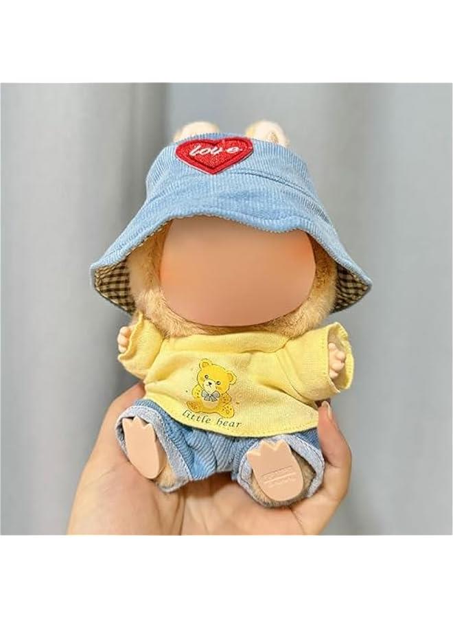 Arabest La-bu-bu Clothes for Doll(NO Doll) - Handcrafted Crochet 3-Piece Set for 17cm Doll, Clothes for La-bu-bu,Premium La-bu-bu Outfit with Accessories, Stylish Labubu Clothes for Doll - Image 3
