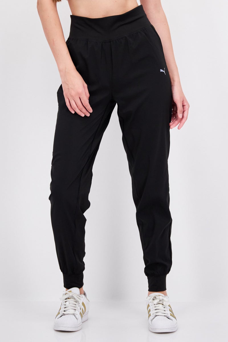 PUMA سروال رياضي نسائي مناسب للجري، أسود - Image 1