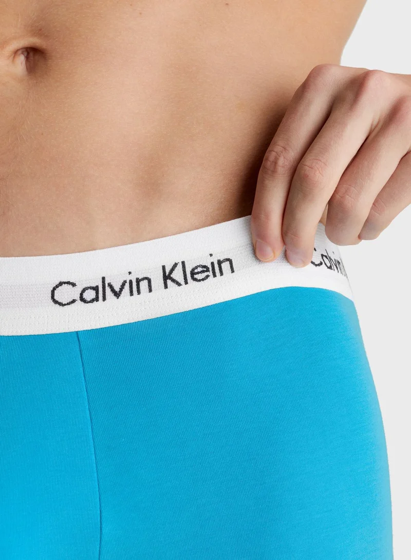 CALVIN KLEIN 3-Pack Cotton Stretch Low Rise Trunks