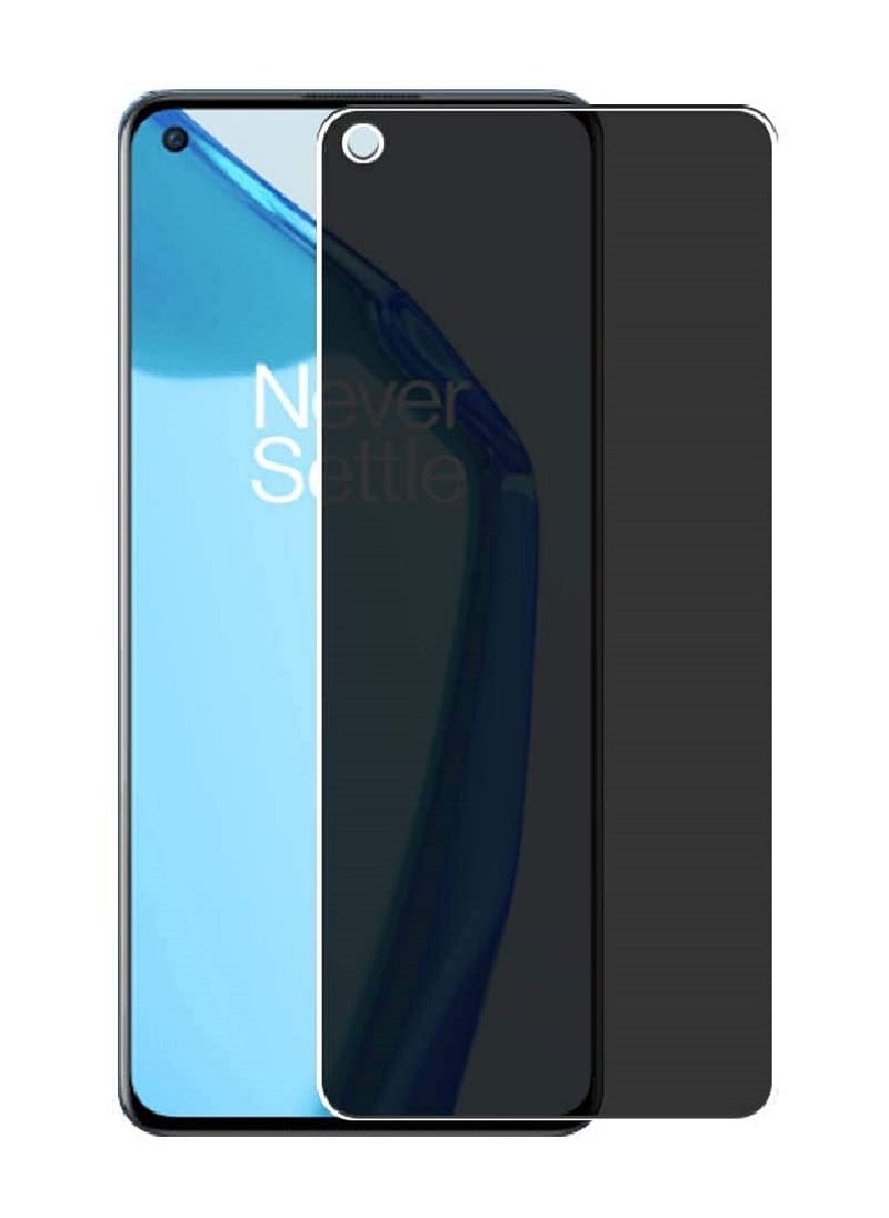 we3 Tempered Glass Screen Protector Anti-Spy Privacy Designed For OnePlus 9R Full Glue Edge to Edge Full Screen Coverage And Bubble Free - Image 1