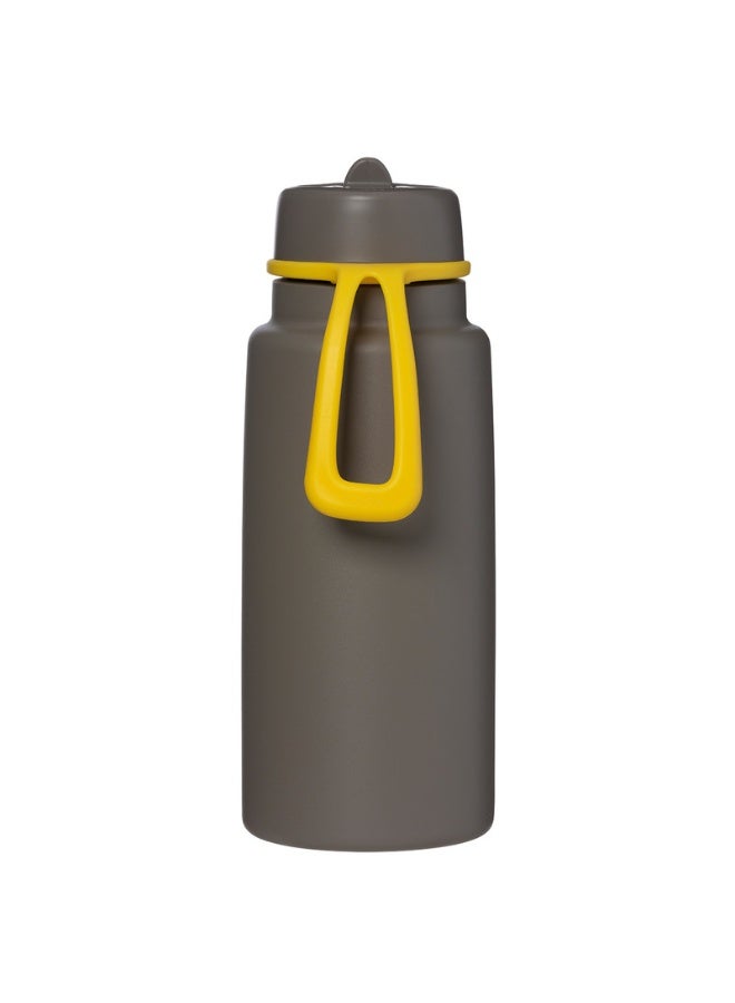 B.Box Insulated Flip Top Water Bottle with Straw | Stainless Steel | Leakproof | BPA-Free | Keeps Drinks Cold up to 46 Hours | 1L (33.8 fl oz / 34oz)-Batman - Image 3