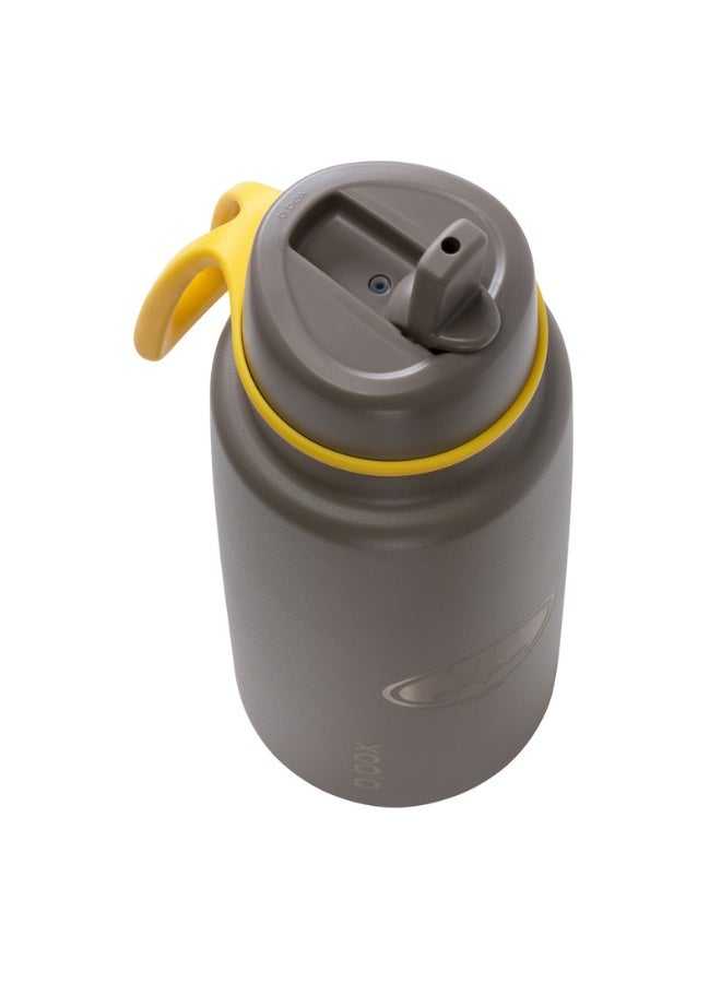 B.Box Insulated Flip Top Water Bottle with Straw | Stainless Steel | Leakproof | BPA-Free | Keeps Drinks Cold up to 46 Hours | 1L (33.8 fl oz / 34oz)-Batman - Image 4