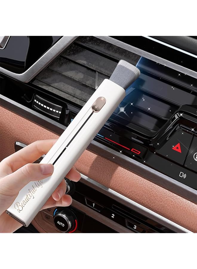 SYOSI 2Pcs Super Soft Car Interior Cleaning Brush Set - Perfect For Dust Removal In Seats, Air Vents, Dashboard & Screens - Image 2