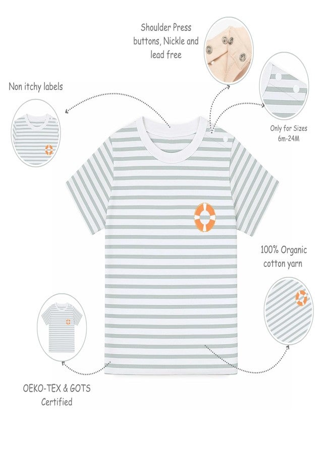 Kolorkode Organic Cotton Baby T-Shirt Pack of 2 - Soft, Breathable, Skin-Safe - Unisex for Newborn, Infant & Toddler - Image 4