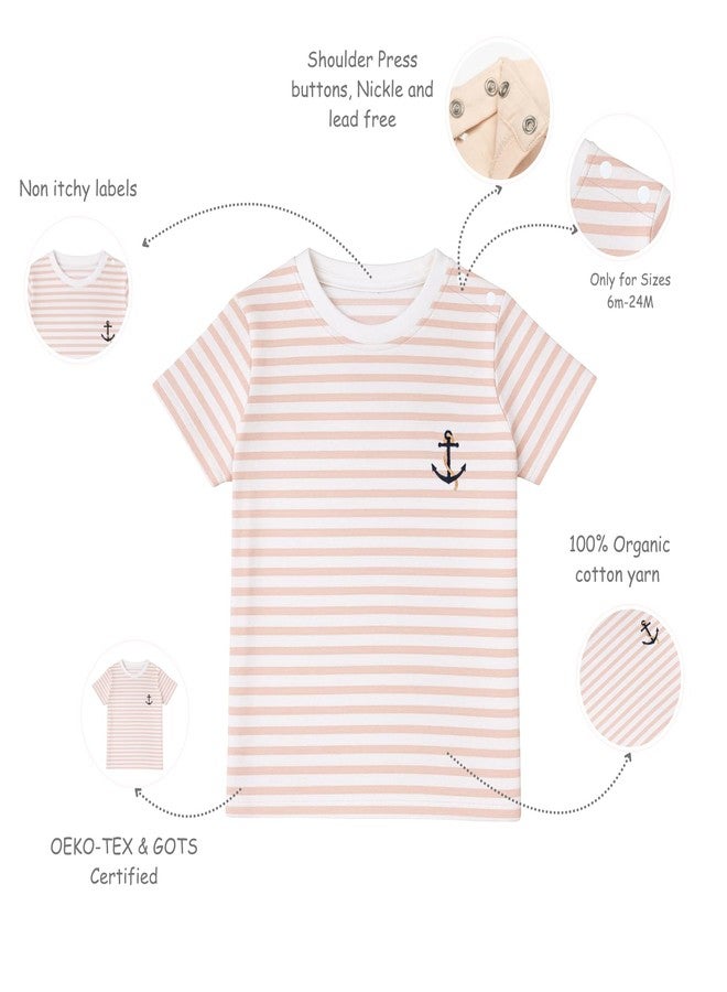Kolorkode Organic Cotton Baby T-Shirt Pack of 2 - Soft, Breathable, Skin-Safe - Unisex for Newborn, Infant & Toddler - Image 3