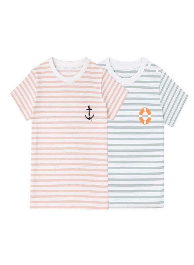 Kolorkode Organic Cotton Baby T-Shirt Pack of 2 - Soft, Breathable, Skin-Safe - Unisex for Newborn, Infant & Toddler - Image 1