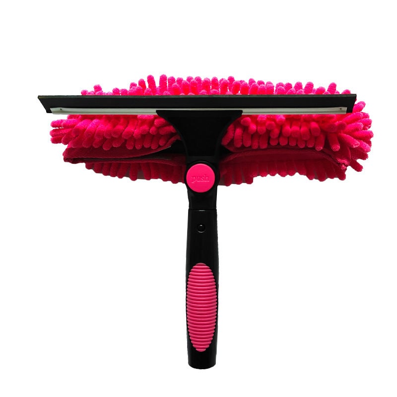 Selling Two-In-One Window Cleaning Scraper Wipe Glass Artifact Cleaning Special Double-Sided High-Rise Glass Wipe - Image 1