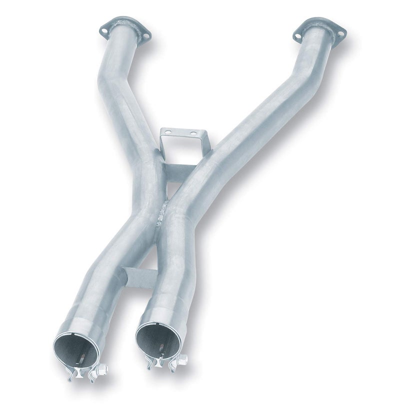 BORLA 60087 Performance Exhaust Merge X-Pipe 1997-2007 Chevrolet Corvette (C5) V8 & Corvette Z06 (C5) V8 2.5" Diameter Pipes T-304 Stainless Steel - Image 3