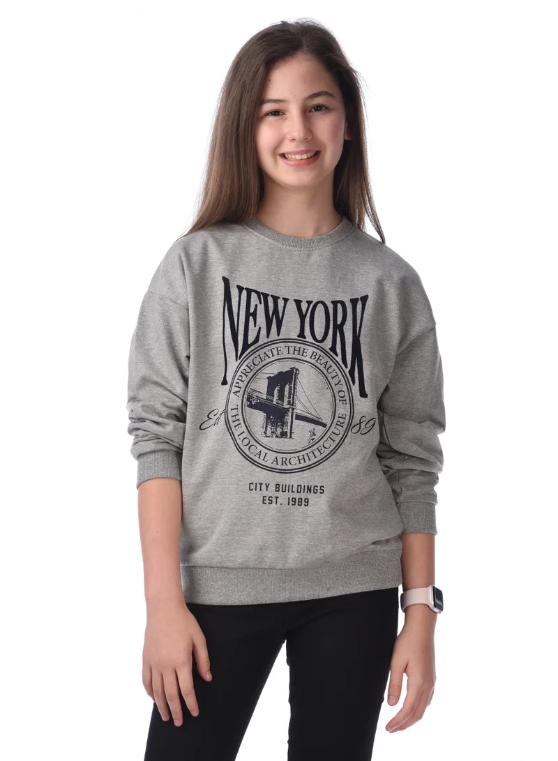 victor and jane Flock Printed Comfy Fit Sweatshirt