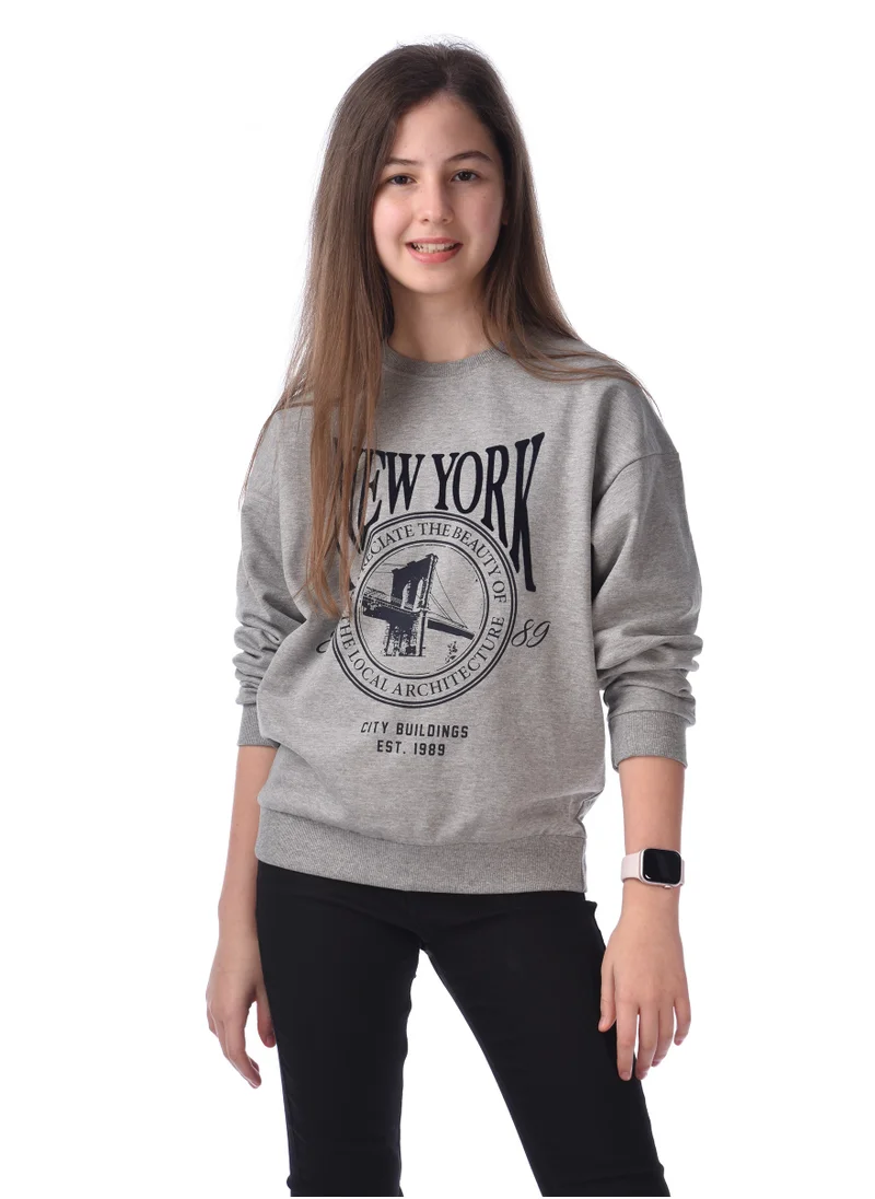 victor and jane Flock Printed Comfy Fit Sweatshirt