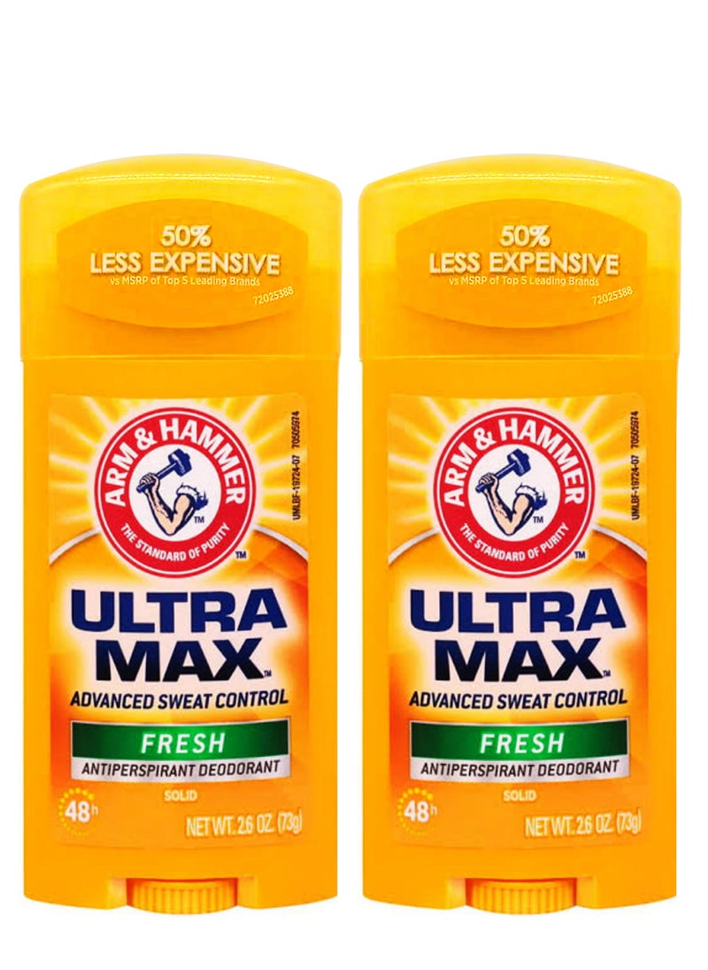 Arm & Hammer - Pack Of 2 Hammer Ultra Max Deodorant 73g - Image 1
