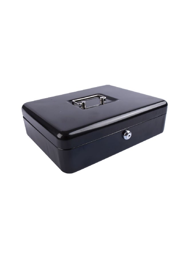 StarTech - High Quality Sturdy Flat Key Cash Box Black 1.7kg YFC-30 BLACK - Image 1