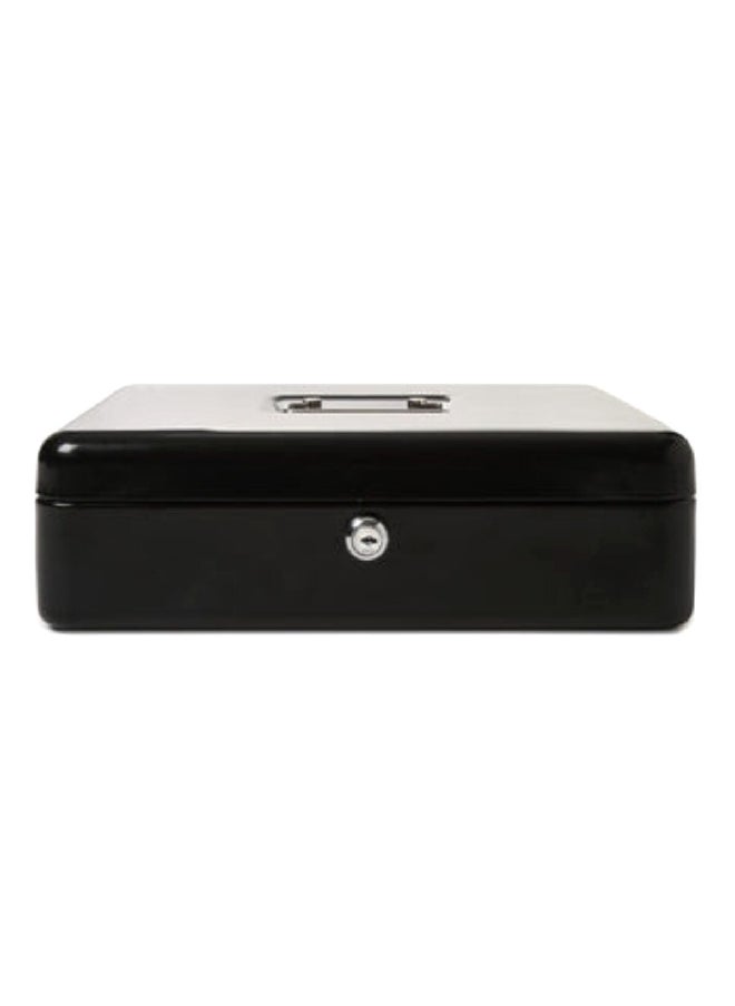 StarTech - High Quality Sturdy Flat Key Cash Box Black 1.7kg YFC-30 BLACK - Image 1