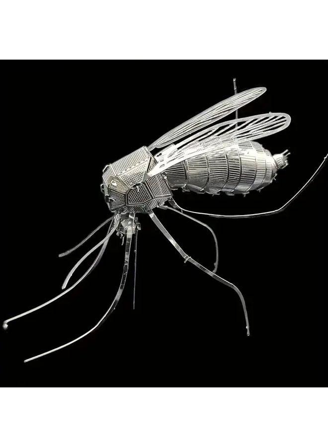 DIY 3D Metal Mosquito Model Puzzle Educational Craft Toy Halloween Christmas Gift - Image 2
