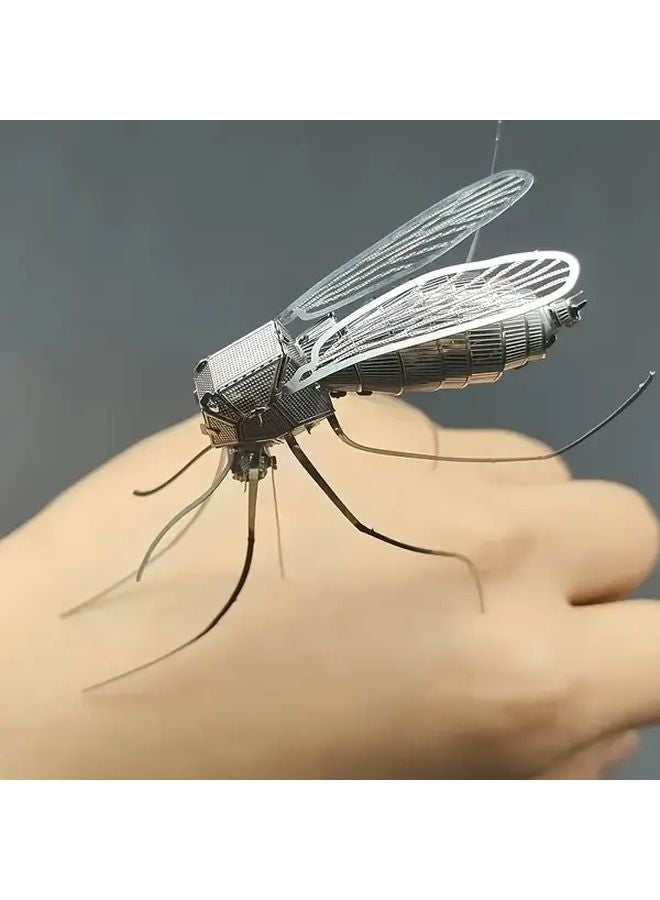 DIY 3D Metal Mosquito Model Puzzle Educational Craft Toy Halloween Christmas Gift - Image 4