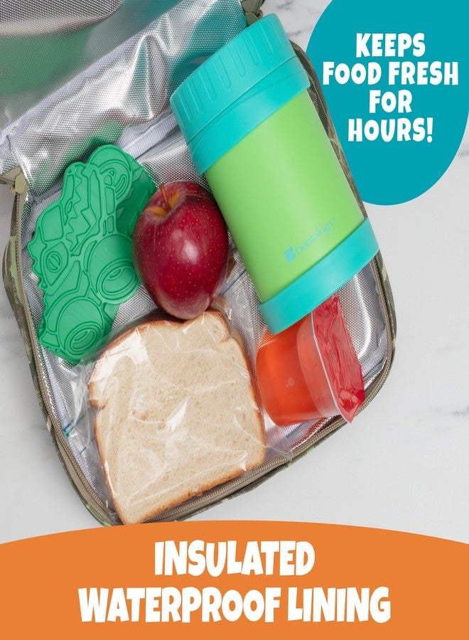 Bentology Insulated Lunch Bag for Kids & Adults- Reusable Thermal Sleeve w Clip on Handle- Easy to Clean Water-Resistant Lunchbox Tote- Mini Cooler Bag for Work School, Picnic, Daycare- Back to School - Image 2
