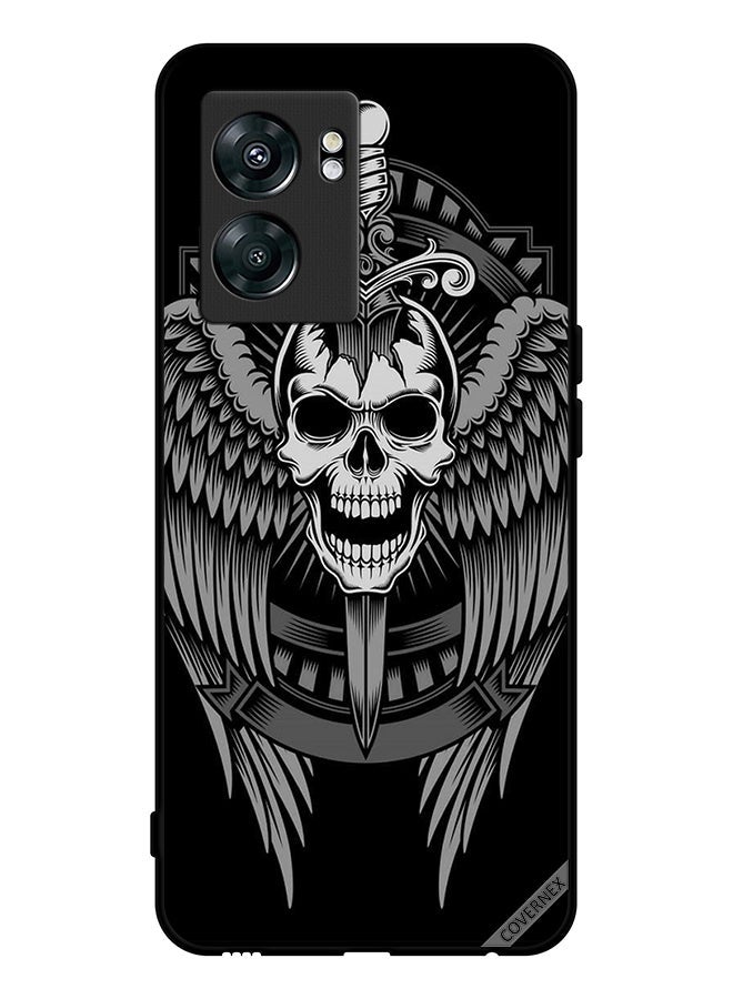 Covernex Protective Case Cover For OnePlus Nord N300 Skull Have Eagle Wings - Image 1