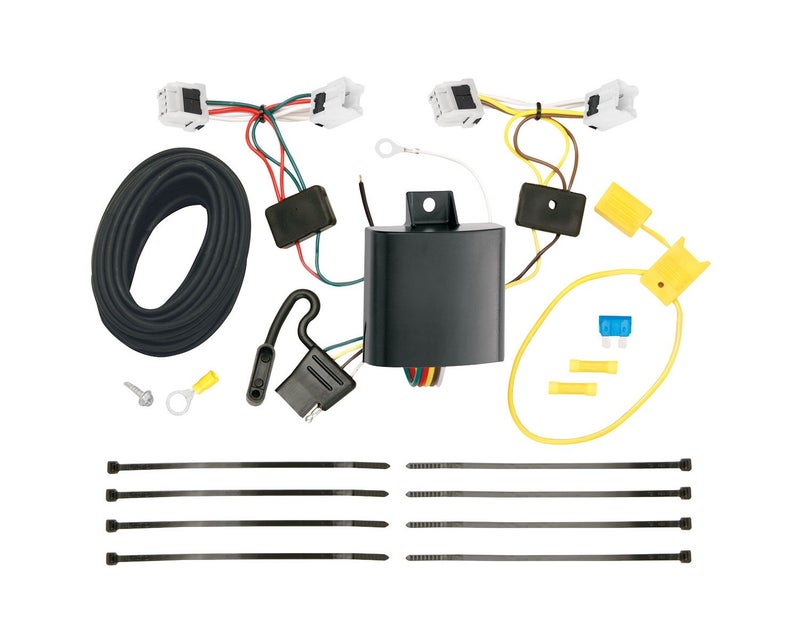 Tekonsha TOne TConnector Harness 4Way Flat Compatible with Select Chevrolet City Express Nissan NV200