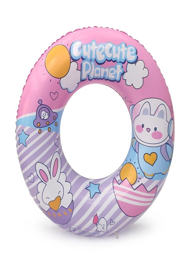 NHR Inflatable Cute Planet Swimming Ring for Kids, Safe Water Float Tube for Pool & Beach, Swim Tube, Durable Inflatable Water Ring for Boys and Girls (3+ Years) - Image 2
