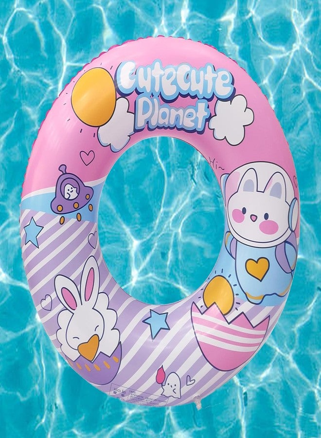 NHR Inflatable Cute Planet Swimming Ring for Kids, Safe Water Float Tube for Pool & Beach, Swim Tube, Durable Inflatable Water Ring for Boys and Girls (3+ Years) - Image 1