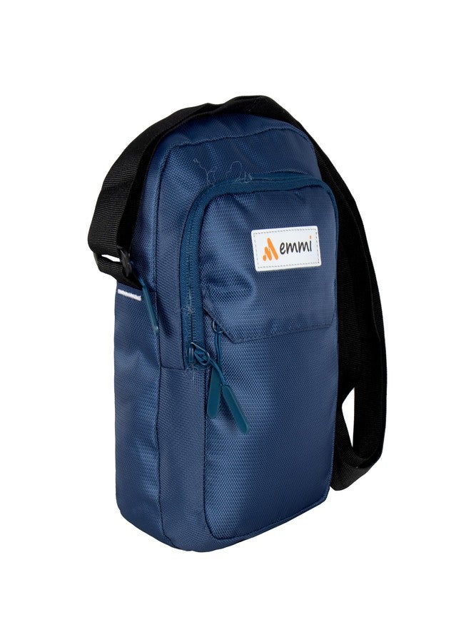 Emmi Leo Sling Bag for Men and Women with Adjustable Strap 4 L | Office Business Cross Body Bag | Lightweight Shoulder Messenger for Travel and Daily Use |Water Repellent | 18 Months Warranty - Image 2