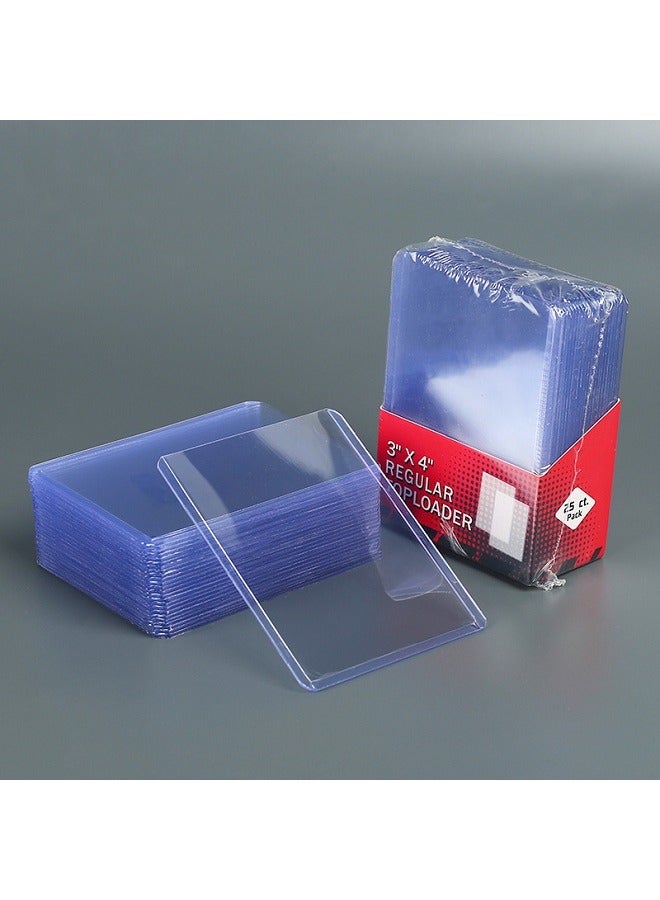 Generic 25PCS Card Sleeves Hard Plastic for  Pokemon Holder Cards,Sports Cards 3 x 4 Inch Clear5  - Image 2