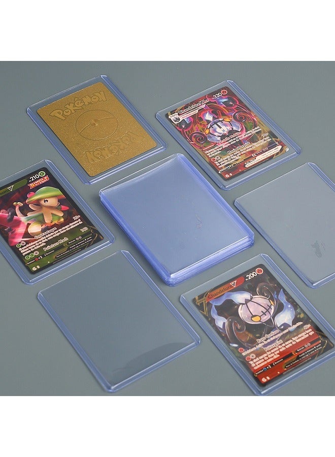 Generic 25PCS Card Sleeves Hard Plastic for  Pokemon Holder Cards,Sports Cards 3 x 4 Inch Clear5  - Image 3