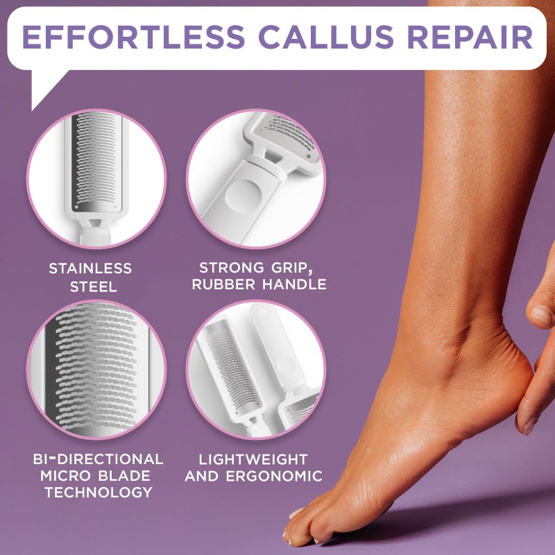 Lee Beauty Professional Callus Remover for Feet-Rasp Foot File Scrubber for Dead Skin Remover for Cracked Heels & Dry Skin-Sturdy Scraper Tool, Easy to Use & Clean-Pedicure Supplies for Smooth Foot - Image 2