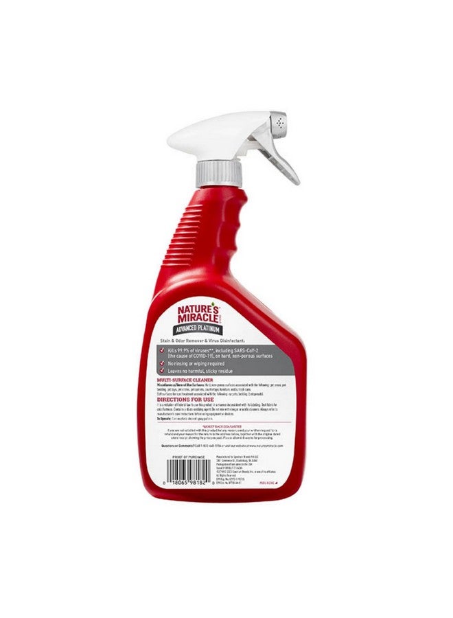 Nature's Miracle Advanced Platinum Stain & Odor Remover & Virus Disinfectant - Image 2