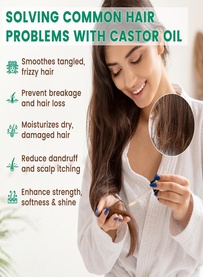PHATOIL Organic Cold Pressed Castor Oil, 118 ml (4 fl.oz) Glass Bottle, USDA Certified Organic, Rich in Omega Fatty Acids, Ideal for Hair Growth, Eyebrows, Lashes, and Skin Care - Image 4