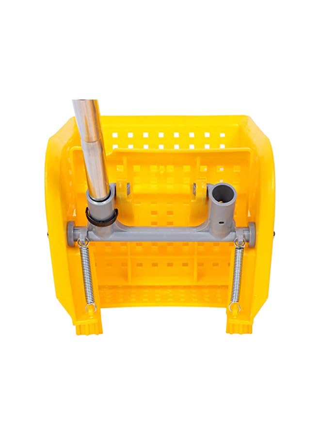 PROMASS Mop Bucket with Wheel and Wringer - 20 Liters, Yellow… - Image 4